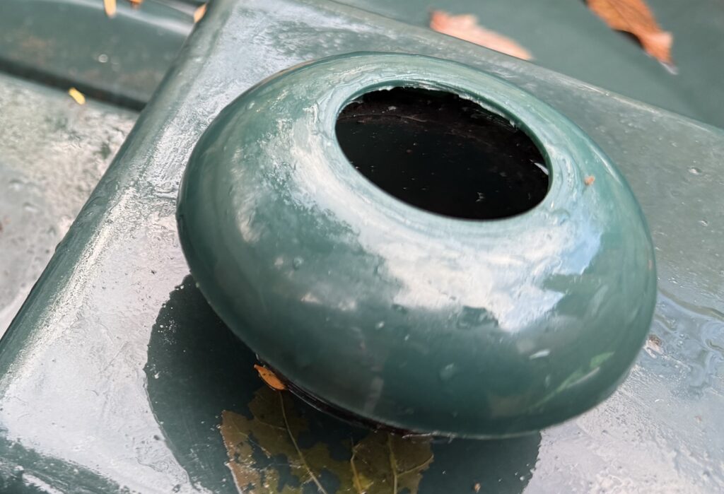 inspection cap for a titan oil tank, with 36mm drilled hole